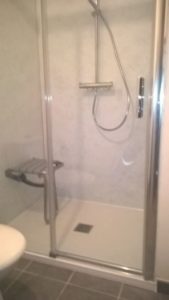 creation pose douche PMR quimper - Salle de bain